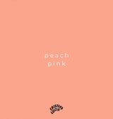 Curve earrings peach pink