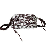 Amanda knitted bag brown/white