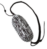 Amanda knitted bag brown/white