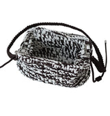 Amanda knitted bag brown/white