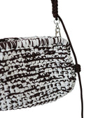 Amanda knitted bag brown/white