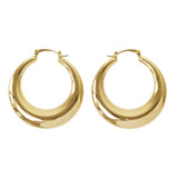 Polly big earrings gold