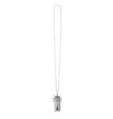 Cicada necklace silver