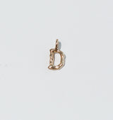 Letter pendant brass