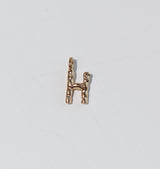 Letter pendant brass