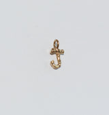Letter pendant brass