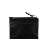 Laney card wallet metallic black