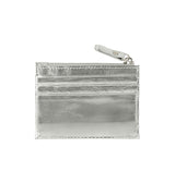 Laney card wallet metallic silver