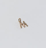 Letter pendant brass