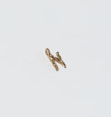 Letter pendant brass