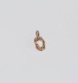 Letter pendant brass