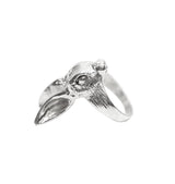 Rabbit ring 925 silver