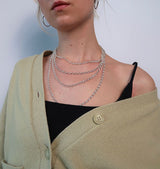 River chain necklace 925 silver