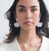 Alina earrings white