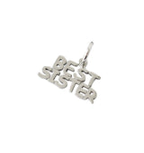 BEST SISTER charm 925 silver