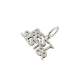 BEST SISTER charm 925 silver