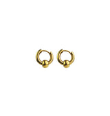 drop hoops mini gold