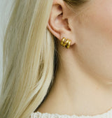 fanny earrings  gold