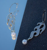 Flame earrings
