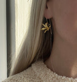 Flare earrings 925 gold