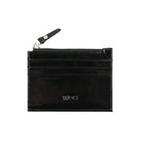Laney card wallet metallic black