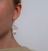 Maj earrings 925 silver pearl