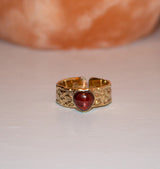 Mini rio garnet brass