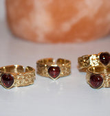 Mini rio garnet brass