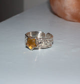 Mini ursa silver citrine