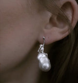 Monkey earrings silver