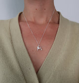 Poodle charm 925 silver