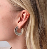 Tora hoops silver