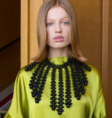 Panter necklace black pearl