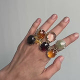 Draco ring brass