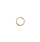 Seamless single earring gold 11mm
