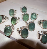 Shot ring silver