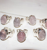 Shot ring silver