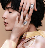 Skalbagge ring silver