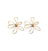 summer love earrings gold