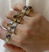 Mini ursa silver citrine