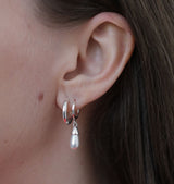 veja drop single earring silver