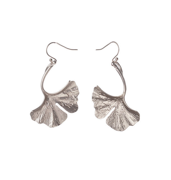 Ginko earrings silver