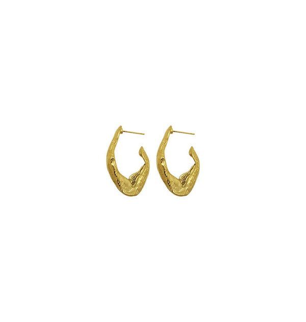 Wolfie earrings gold