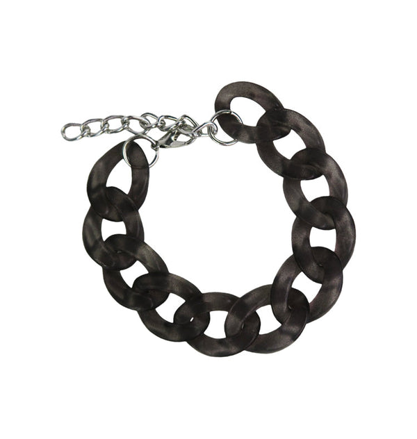 big chain bracelet black