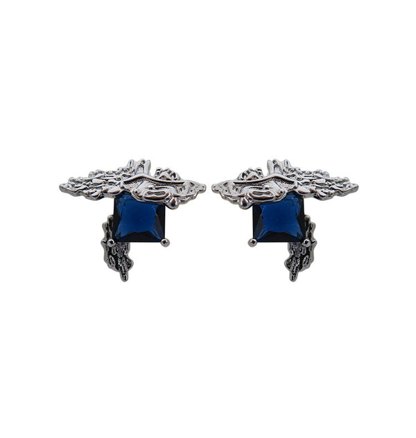 safir earrings silver