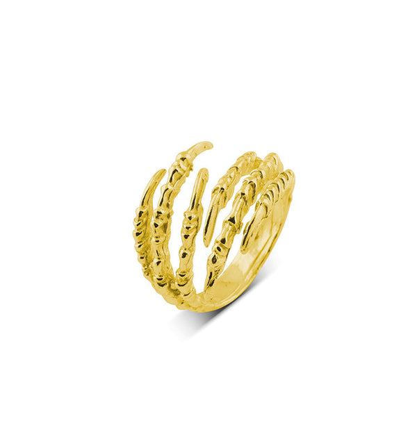 Claw ring gold