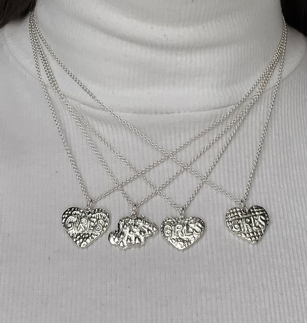 Molndroppar necklace silver