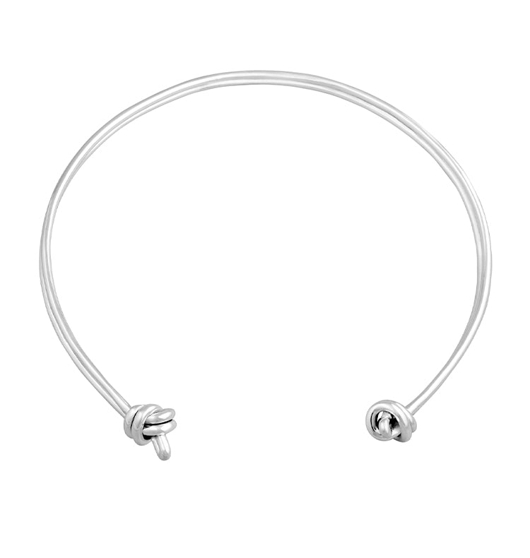 Knot Necklace silver