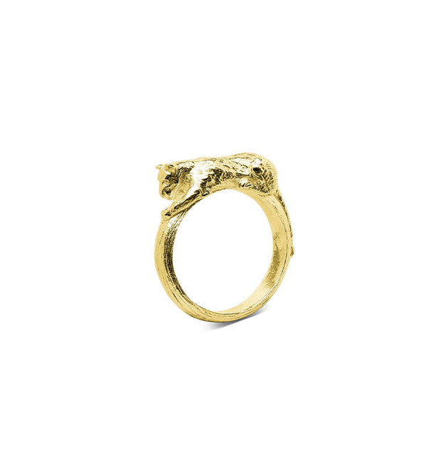 Lioness ring gold