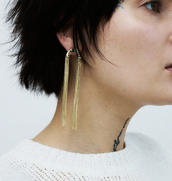 marta earrings gold